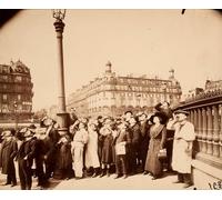 ZHAOSHAN Vintage Pictures Printed Graffiti Print Saint Cloud by Eugène Atget Portrait Canvas Image for Home Decor 60x90cm