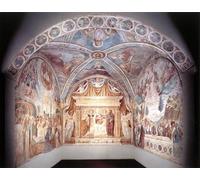 ZHAOSHAN Vintage Pictures Printed Graffiti Print Shrine of the Lady Della Tosse by Benozzo Di Lese Di Sandro Gozzoli Portrait Canvas Image for Home Decor 60x90cm