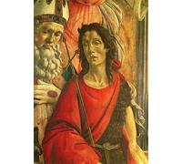 ZHAOSHAN Vintage Pictures Printed Graffiti Print The baptist detail from the altarpiece of st. barnabas by Sandro Botticelli Portrait Canvas Image for Home Decor 60x90cm