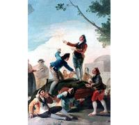 ZHAOSHAN Vintage Pictures Printed Graffiti Print the Kite by Francisco De Goya Portrait Canvas Image for Home Decor 60x90cm