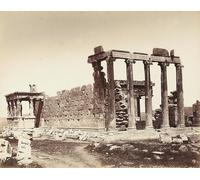 ZHAOSHAN Vintage Pictures Printed Graffiti Print the Temple of Erectheion on the Acropolis in Athens by Félix Bonfils Portrait Canvas Image for Home Decor 60x90cm