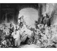 ZHAOSHAN Vintage Pictures Printed Graffiti Print The triumph英国摩托车品牌，删除词 of mordecai. by Rembrandt van Rijn Portrait Canvas Image for Home Decor 60x90cm