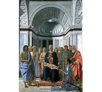 ZHAOSHAN Vintage Pictures Printed Graffiti Print Virgin and Child with Saints by Piero Della Francesca Portrait Canvas Image for Home Decor 60x90cm