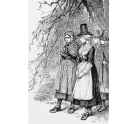 ZHAOSHAN Vintage Pictures Printed Graffiti Print Welsh Girls At a Hollantide Fair by Mary Ellen Edwards Portrait Canvas Image for Home Decor 60x90cm