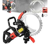 ZHAOSJ Electric Concrete Saw, 16 in Toroidal Electric Concrete, 8980W/9500W Ring concretes Saw cutter, 3000Rpm Ring Saws Wall Groove Chaser Cutting Machine, Wet Cutting System, Max Depth 11.4"
