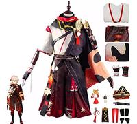 ZHAOSJ Kaedehara Kazuha Genshin Impact Cosplay Costume Outfit Game Characters Uniform Full Set Halloween Party Anime Dress Up Suit