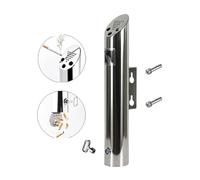 ZHAOSJ Wall Mounted Ashtray Outdoor Cigarette Bin, Space Saving Ash Tray Cigarette Butt Container Suitable for Outdoor Use In Communal Smoking Areas or Smoking Shelters