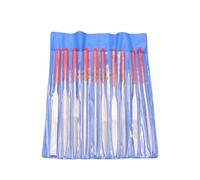 ZHaotn 10Pcs 3" 4" 5" Diamond Coated Needle Round File Watch Jewelry Repair Tools