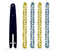 ZHaotn 4 6 8 Inch Chain and Guide for Electric Mini Chainsaw Replacement Pruning Saw Electric Saw Parts Garden Tool Accessories