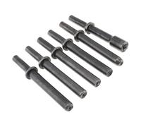 ZHaotn 6pcs/Set Air Rivet Head Hard 45# Steel Solid Air Rivet Impact Head Support Pneumatic Tool for Drilling