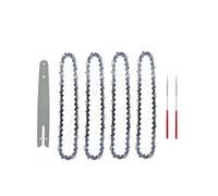 ZHaotn 8 Inch Chainsaw Guide Bar and Saw Chain Set 45 Drive Link Electric Saw 1/4''P for Brushless Electric Saw Wood Cutter Spare Chain