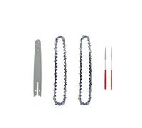 ZHaotn 8 Inch Chainsaw Guide Bar and Saw Chain Set 45 Drive Link Electric Saw 1/4''P for Brushless Electric Saw Wood Cutter Spare Chain