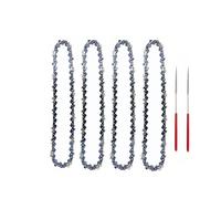 ZHaotn 8 Inch Chainsaw Guide Bar and Saw Chain Set 45 Drive Link Electric Saw 1/4''P for Brushless Electric Saw Wood Cutter Spare Chain