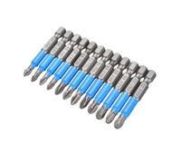 ZHaotn Bits Set Alloy Steel 50mm Impact Anti Non-Slip Cross Tip PH1/PH2/PH3/PZ1/PZ2/PZ3 for 1/4" Electric Hand Screwdriver