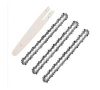 ZHaotn Electric Chainsaw 4 6 8 Inch Chain Guide Bar Set Cordless Saw 1/4''P Mini Saw Wood Cutter Replacement Spare Tools Accessories