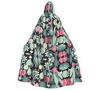 ZHAOUR a7ee6b7db5860ad7fb56e2b36a60a39 (1) Print Halloween Hooded Cloak Costumes Cape - Unisex Adult Party, Carnival, Comic Exhibition,Cosplay Robe