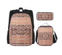 ZHAOUR Antique Orientalist Art Print School Bag with Laptop Compartment