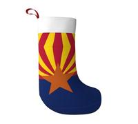 ZHAOUR Arizona Flag Print Christmas Stocking Party Decoration - Large Hanging Ornament for Xmas Tree, Fireplace & Home