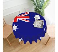 ZHAOUR Australian Flag Print Round Washable Tablecloth - Table Cover