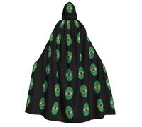 ZHAOUR brazil Print Halloween Hooded Cloak Costumes Cape - Unisex Adult Party, Carnival, Comic Exhibition,Cosplay Robe