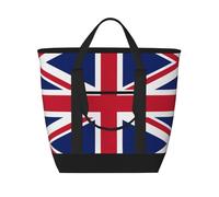 ZHAOUR British flag Print Large Capacity Insulated Tote Bag â€“ Adjustable Shoulder, Perfect for Grocery Shopping, Work, Travel