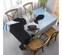 ZHAOUR Cow Patterns Print Rectangle Tablecloth - Dining Table Cover - Kitchen Decor Tablecloths for Parties, Weddings, Home