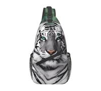 ZHAOUR Cute leopard Print Cross Chest Bag - Lightweight Hiking Daypack with Zippers, Travel Sling for Unisex Daily & Outdoor Use