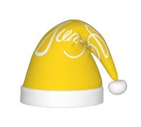 ZHAOUR Goodlooking Hello Sunshine Print Christmas Hat for Kids â€“ Festive Santa Hat, Holiday Headwear for Christmas, New Year Parties