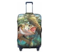 ZHAOUR L Suitcase Cover Protector â€“ Elastic Swimming Fish Print Luggage Travel Accessories for Business Trips