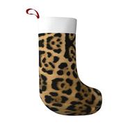 ZHAOUR Leopard Print Print Christmas Stocking Party Decoration â€“ Large Hanging Ornament for Xmas Tree, Fireplace & Home