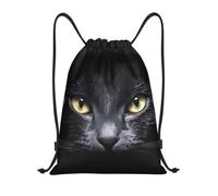 ZHAOUR M Adjustable Drawstring cats Print Bags Backpack | Gym Traveling Sport Beach Swimming Shopping Yoga String Trip Sack Dance Travel Carry-On Luggage Camping Hiking