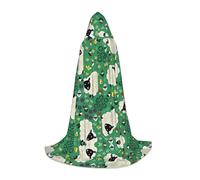 ZHAOUR M Halloween Hooded Cape - Unisex Cute Cartoon Sheep Print Costumes for Party, Carnival, Comic Exhibition, Cosplay, and More