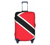ZHAOUR M Suitcase Cover Protector â€“ Elastic Flag of Trinidad and Tobago Print Luggage Travel Accessories for Business Trips