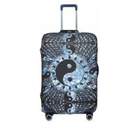 ZHAOUR M Suitcase Cover Protector â€“ Elastic Ying Yang Diagram Print Luggage Travel Accessories for Business Trips