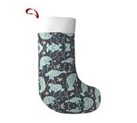 ZHAOUR Manatee Animals Print Christmas Stocking Party Decoration - Large Hanging Ornament for Xmas Tree, Fireplace & Home