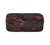 ZHAOUR Pencil Case with Outfitter Tuff Camo Full-Print Design – Multi-Purpose Organizer – Durable Oxford Cloth, Multiple Compartments