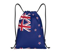 ZHAOUR S Adjustable Drawstring New Zealand Flag Print Bags Backpack