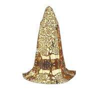 ZHAOUR S Halloween Hooded Cape â€“ Unisex Tree of Life Print Cosplay Robe for Witch, Magician â€“ Party Masquerade Costume