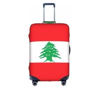 ZHAOUR S Suitcase Cover Protector – Elastic Flag of Lebanon Print Luggage Travel Accessories for Business Trips