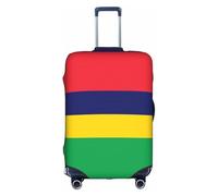 ZHAOUR S Suitcase Cover Protector â€“ Elastic Flag of Mauritius Print Luggage Travel Accessories for Business Trips