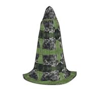 ZHAOUR S Unisex Halloween Cute Koala bear Print Hooded Cape Costume