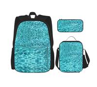 ZHAOUR Swimming pool water Print School Bag with Laptop Compartment