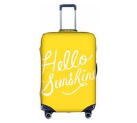 ZHAOUR XL Suitcase Cover Protector â€“ Elastic Goodlooking Hello Sunshine Print Luggage Travel Accessories for Business Trips
