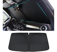 ZHAOWLI Car Sun Shade Windscreen Sunshade for Benz C-Class W202 1993-2001, Front Windshield Sunshade Foldable Anti-UV Sunscreen Protector Window Cover