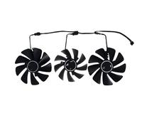 ZHAOWOZ 3Pcs DIY GAA8S2U GA91S2H,Video Card Fan,GPU Cooler For Powercolor for Red for Devil for Dragon RX 6950 6800 XT 16GB 6700 6750 12GB Easy to replace