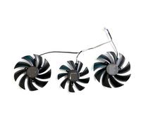 ZHAOWOZ For POWERCOLOR for Radeon RX6700XT 6750 6750XT 6800 6800XT 6900XT 6950XT for Red for Devil OC Graphics Card Fan Easy to replace(3 FAN)