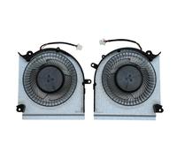 ZHAOWOZ Laptop CPU+GPU Cooling Fan for MSI GE68 GP68H 15M1 15M2 Series PABD1A010SHR N509 PABD1A010SHL N510 DC12V 0.6A Easy to replace
