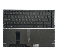 ZHAOWOZ UK/US/Spanish/Latin/Brazilian laptop Keyboard for HP for ProBook 440 G8 445 with backlight AEX8QE00010 Easy to replace(SP keyboard)