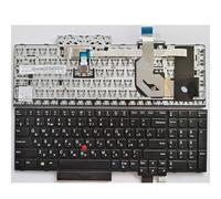 ZHAOWOZ US RU layout for Lenovo for ThinkPad tp00085b T570 T580 P51s P52s 01HX287 208 01ER611 Laptop Keyboard Easy to replace(With point RU)