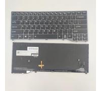 ZHAOWOZ US UI Layout for Fujitsu for Siemens for Lifebook E448 E5410 E5411 U7410 Laptop Keyboard Backlight Belt Frame Easy to replace(Backlight US)